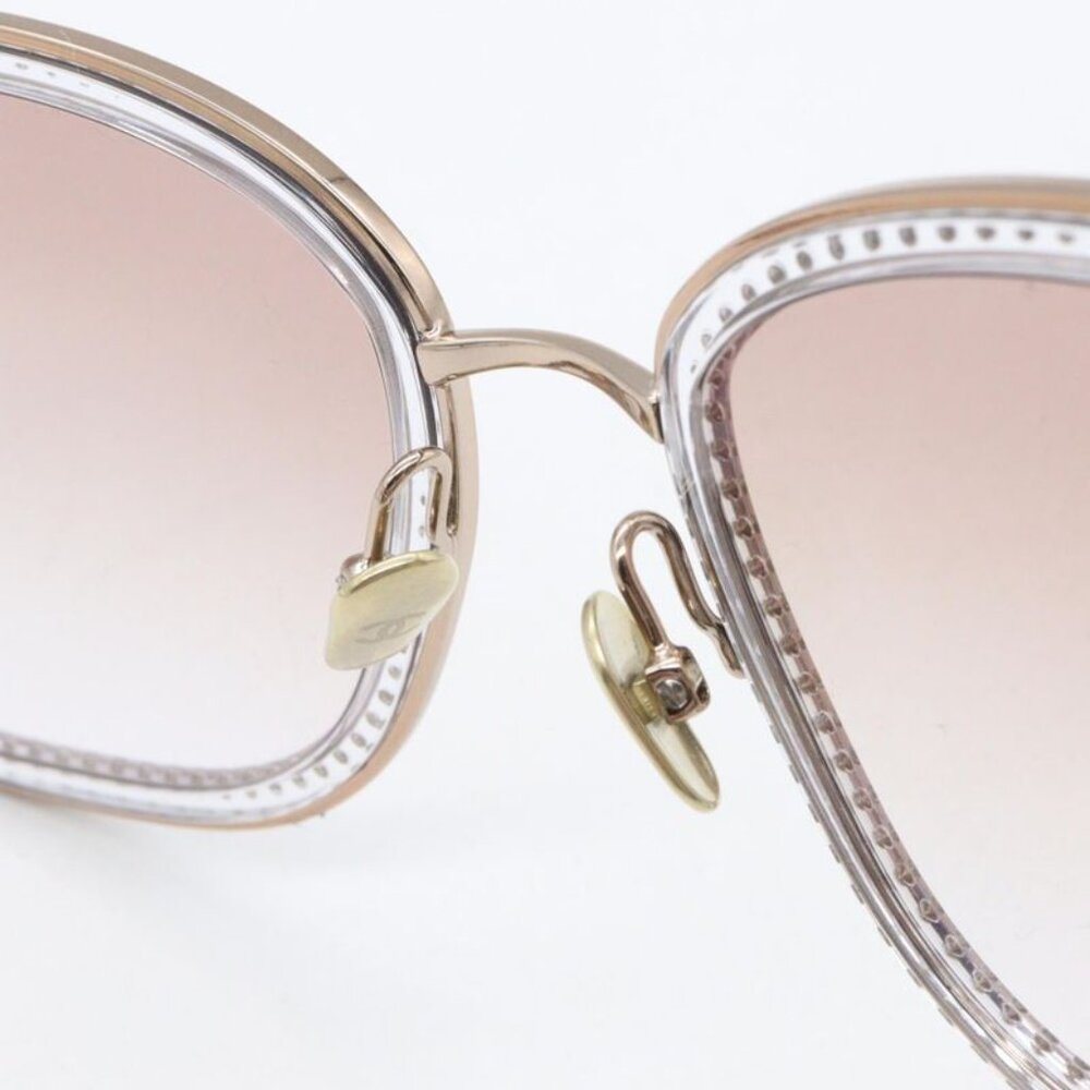 Chanel Sunglasses 226 13 Bronze Pink Gold Brown - Picture 6 of 7
